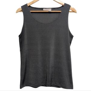 Easywear By Chico's Layering Tank Top Dark Gray Size 1/(8)